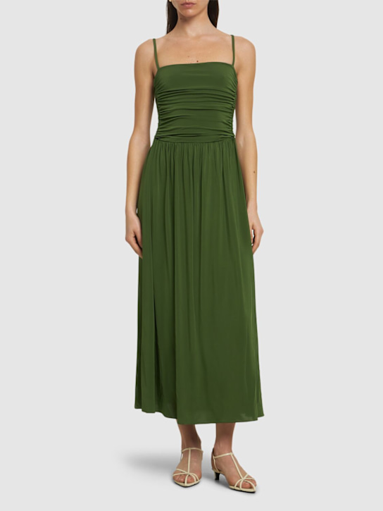 Weekend Max Mara: Ghia jersey crepe midi dress - women_1 | Luisa Via Roma