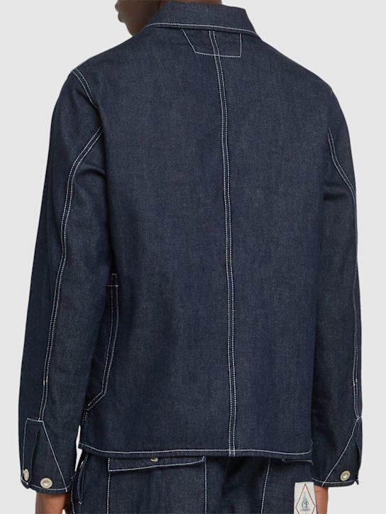 C.P. Company: 3/1 Denim Chore jacket - Denim-normal Wa - men_3 | Luisa Via Roma