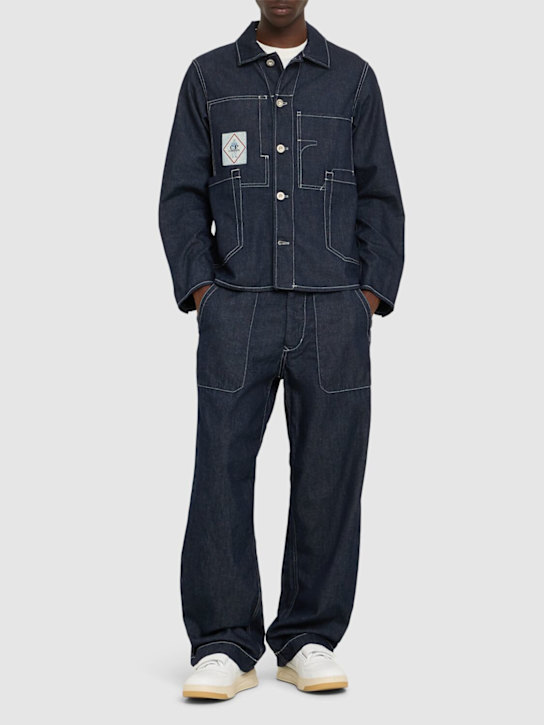 C.P. Company: 3/1 Denim Chore jacket - Denim-normal Wa - men_1 | Luisa Via Roma