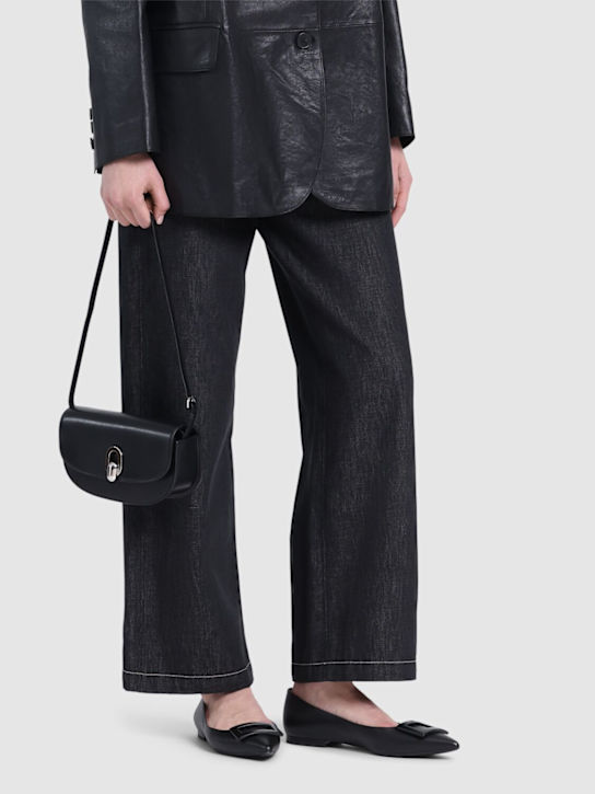 Roger Vivier: Gommettine レザーバレリーナ 10mm - women_1 | Luisa Via Roma