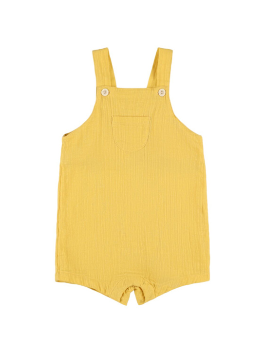 Petit Bateau: Cotton muslin overalls - kids-boys_0 | Luisa Via Roma
