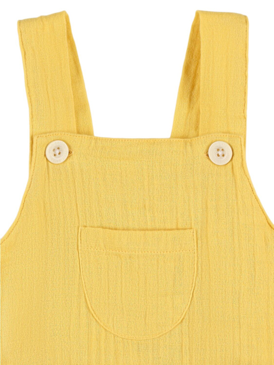 Petit Bateau: Cotton muslin overalls - kids-boys_1 | Luisa Via Roma