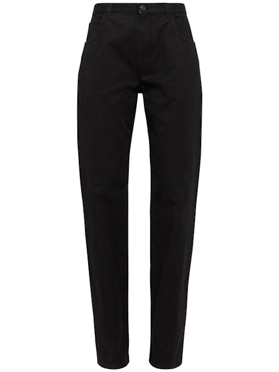 The Row: Landais denim jeans - Black - women_0 | Luisa Via Roma