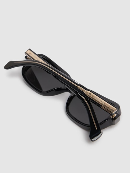 Moncler: Suntrap rectangular acetate sunglasses - Shiny Black - men_2 | Luisa Via Roma