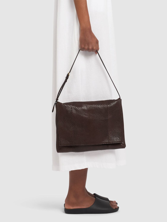 The Row: Borsa a spalla Nan in pitone - women_1 | Luisa Via Roma
