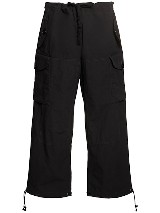Maison Margiela: Cotton blend relaxed fit pants - men_0 | Luisa Via Roma