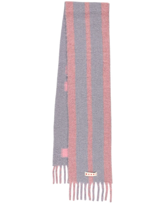 Marni: Striped alpaca scarf - women_0 | Luisa Via Roma
