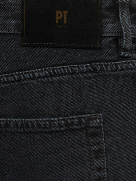 PT Torino: Reggae 5 pocket denim jeans - Black/Grey - men_4 | Luisa Via Roma