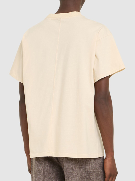 The Row: Sato cotton t-shirt - Clay - men_2 | Luisa Via Roma