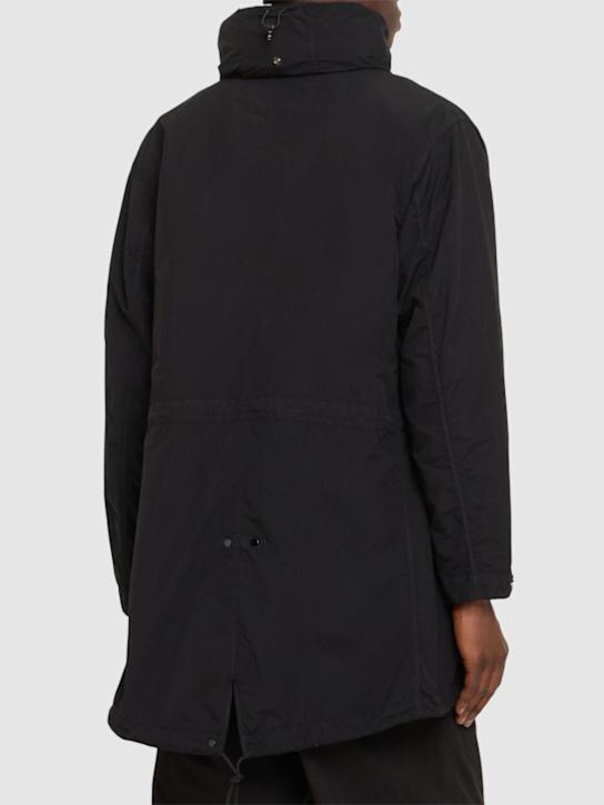C.P. Company: Flatt nylon goggle fishtail parka - Schwarz - men_2 | Luisa Via Roma