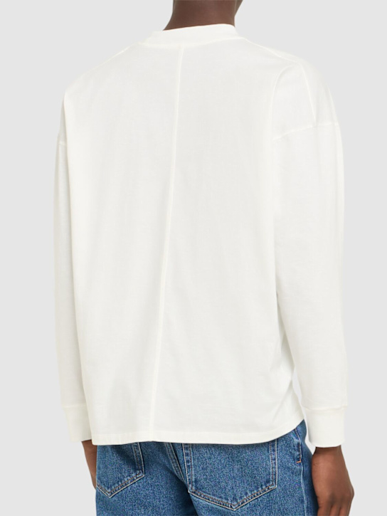 The Row: Drago long sleeved cotton t-shirt - White - men_2 | Luisa Via Roma