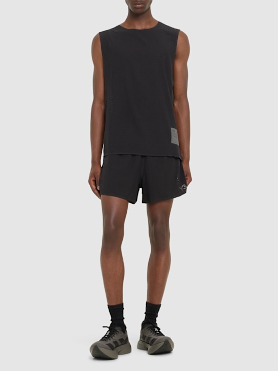 Y-3: Run short sleeve tank top - men_1 | Luisa Via Roma