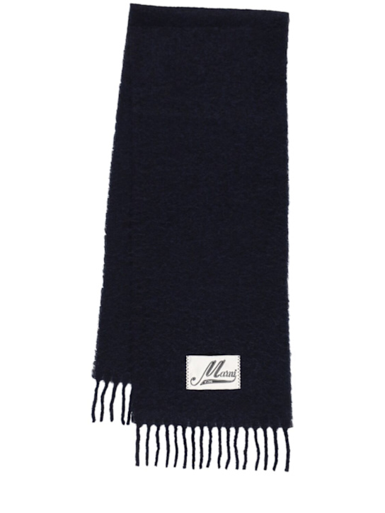 Marni: Brushed alpaca blend scarf - men_0 | Luisa Via Roma