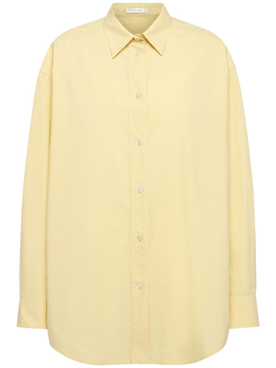 The Row: Millerina cotton poplin shirt - women_0 | Luisa Via Roma