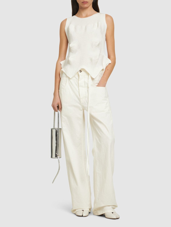 ISSEY MIYAKE: Linkage pleated top - women_1 | Luisa Via Roma