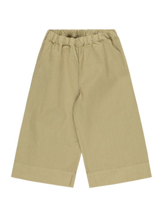 Il Gufo: ギャバジンパラッツォパンツ - kids-girls_0 | Luisa Via Roma