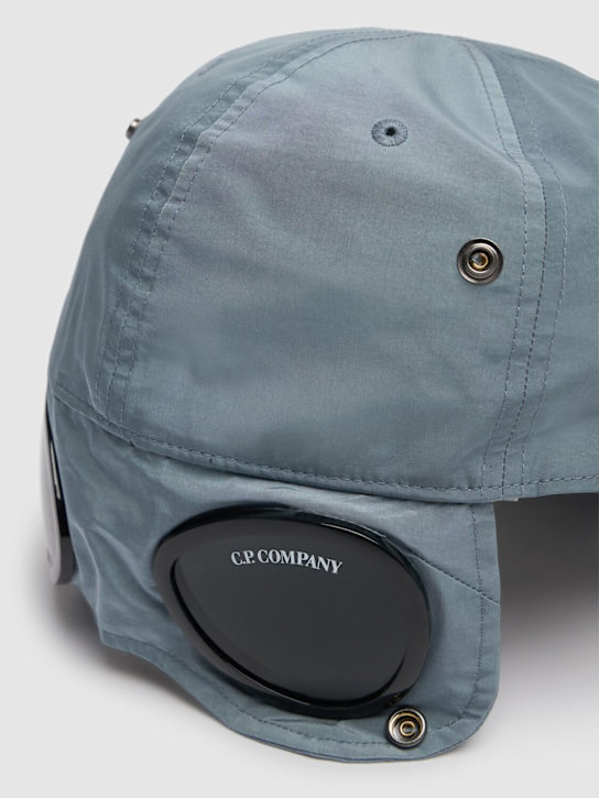 C.P. Company: Chrome-R goggle cap - Stormy Weather - men_2 | Luisa Via Roma