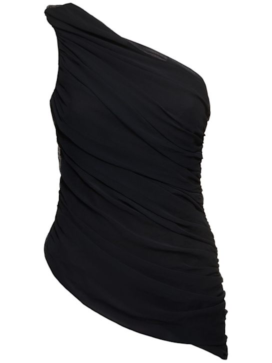 Abadia: Layal asymmetric top - Black - women_0 | Luisa Via Roma