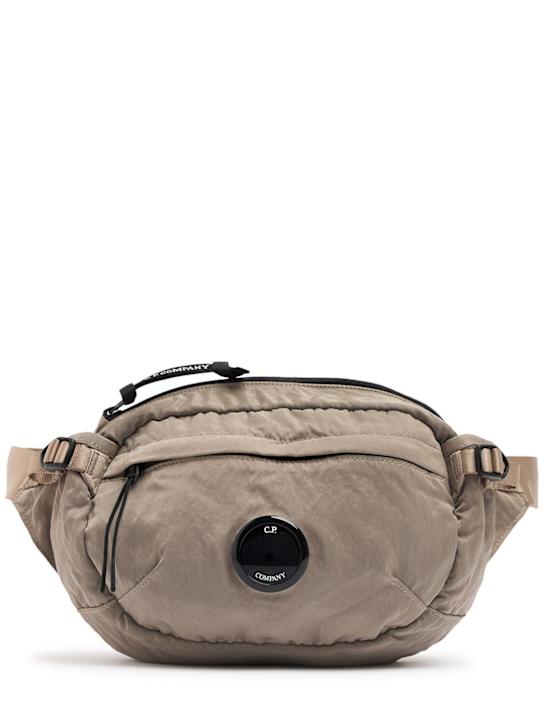 C.P. Company: Nylon B crossbody pack - Vintage Khaki - men_0 | Luisa Via Roma