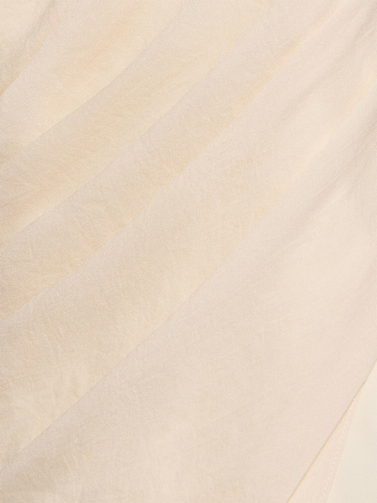 Abadia: Ray draped scarf top - Cream - women_4 | Luisa Via Roma