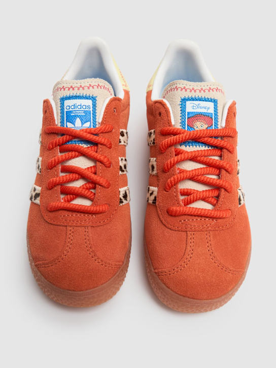 adidas Originals: Gazelle lace-up sneakers - Turuncu - kids-boys_1 | Luisa Via Roma