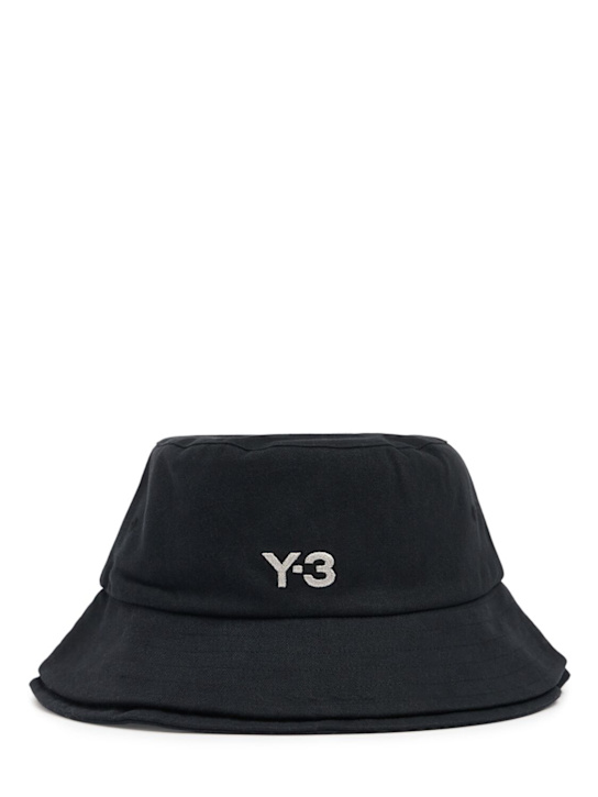 Y-3: Double bucket hat - men_0 | Luisa Via Roma