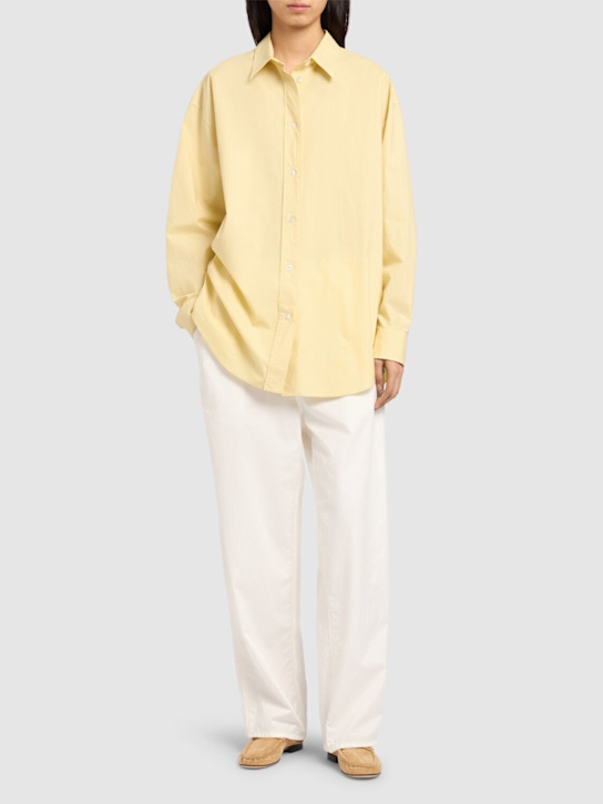 The Row: Millerina cotton poplin shirt - women_1 | Luisa Via Roma