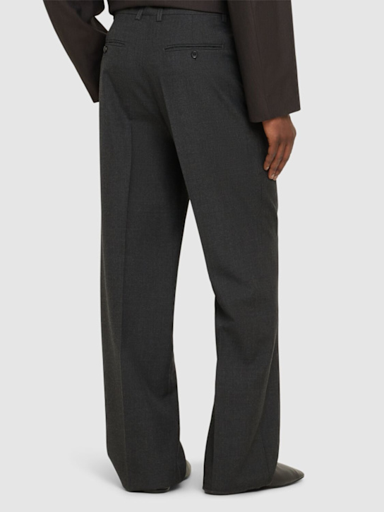 Bally: Wool blend pants - Grey - men_2 | Luisa Via Roma