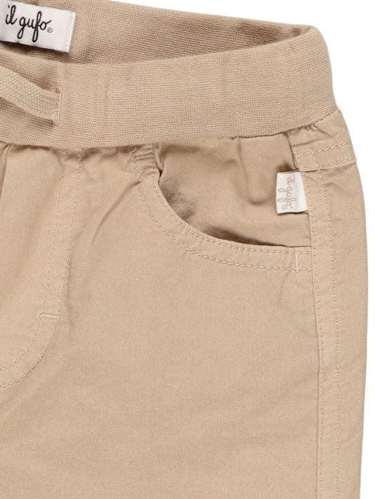 Il Gufo: Cotton drill pants - kids-boys_1 | Luisa Via Roma