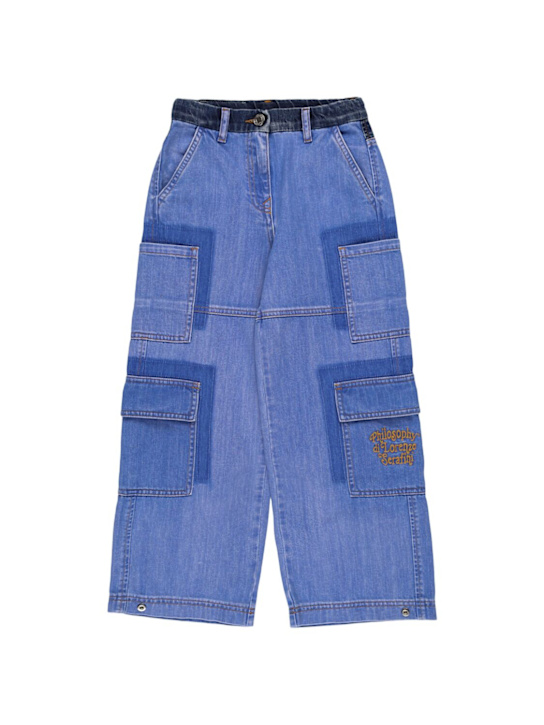 Philosophy: Jeans de denim de algodón - Azul - kids-boys_0 | Luisa Via Roma