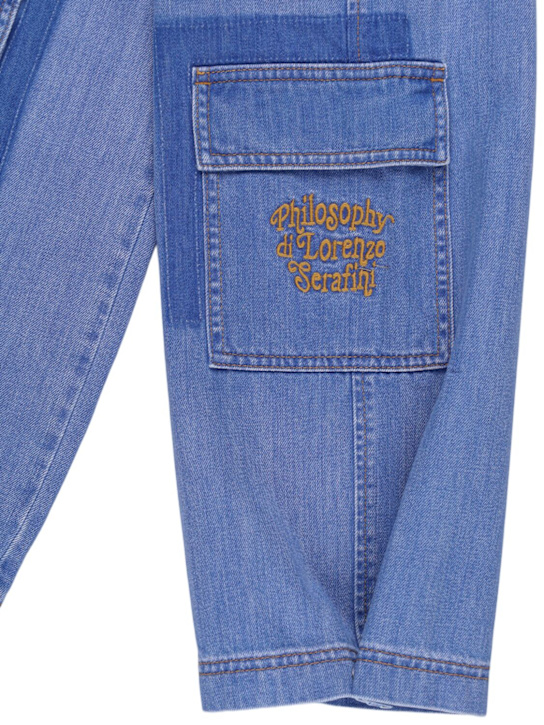 Philosophy: Jeans de denim de algodón - Azul - kids-boys_1 | Luisa Via Roma