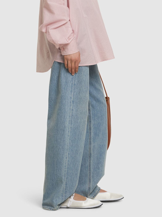 Vibi Venezia: 10mm Mary Jane Snow White silk slippers - women_1 | Luisa Via Roma