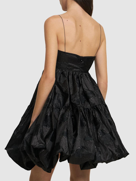 Cecilie Bahnsen: Osha kumo fil-coupé mini dress - Black - women_2 | Luisa Via Roma