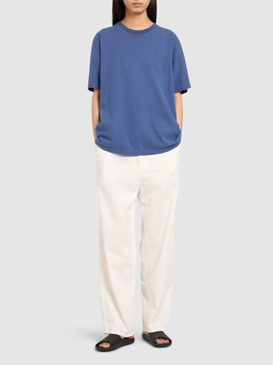 The Row: Lavinia cotton jersey t-shirt - women_1 | Luisa Via Roma