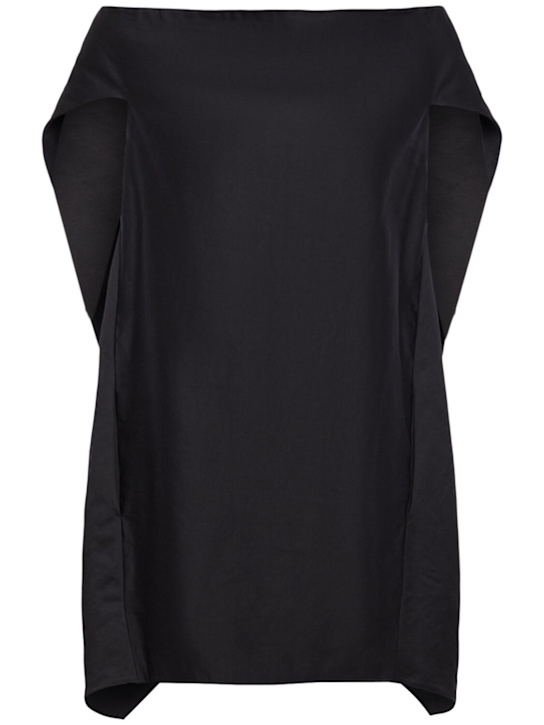 The Row: Pallenberg heavy rustic top - Black - women_0 | Luisa Via Roma