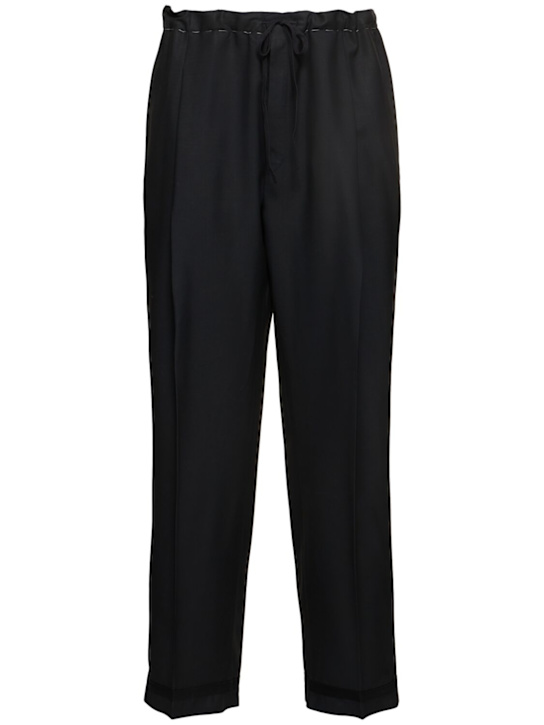Maison Margiela: Wool & mohair pants - men_0 | Luisa Via Roma