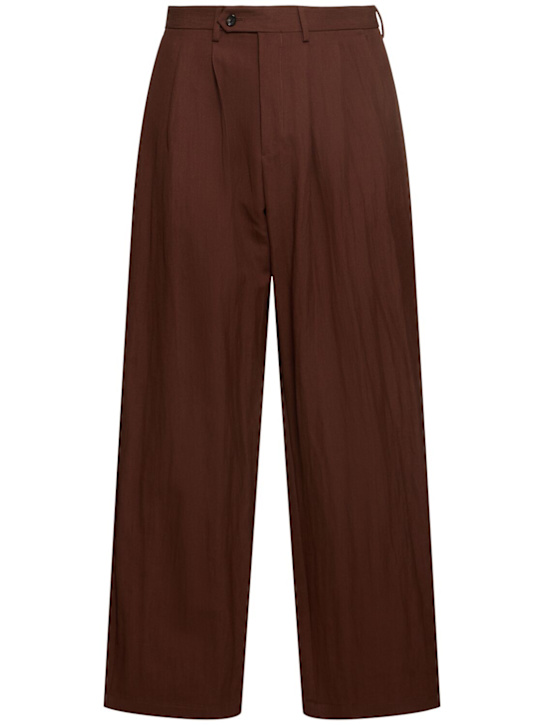 Lc23: Nylon wide pants - Brown - men_0 | Luisa Via Roma