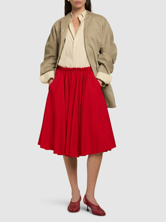 AMI Paris: ウールキャンバススカート - women_1 | Luisa Via Roma