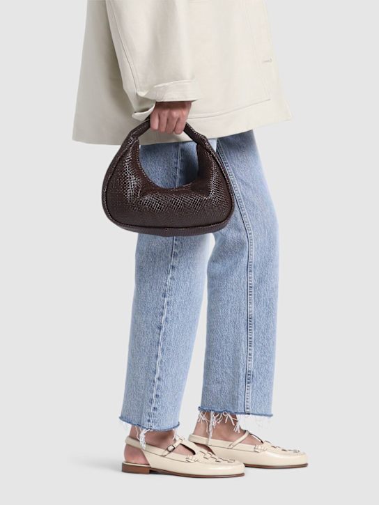Hereu: 15mm Roqueta leather slingback flats - Off White - women_1 | Luisa Via Roma