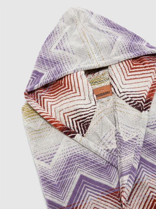 Missoni Home: Marea hooded bathrobe - Multicolor - ecraft_1 | Luisa Via Roma