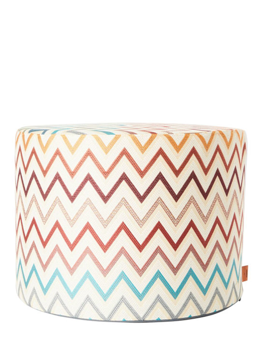 Missoni Home: Watamu cylinder pouf - ecraft_0 | Luisa Via Roma