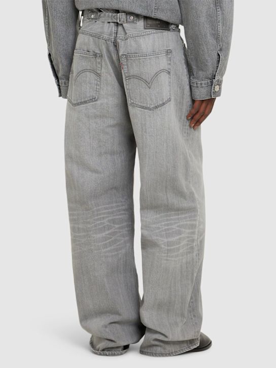 JUNYA WATANABE: Levi's cotton denim jeans - Grey - men_2 | Luisa Via Roma