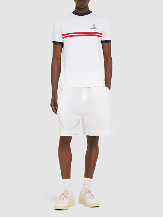 Sergio Tacchini: Supermk2 t-shirt - White - men_1 | Luisa Via Roma