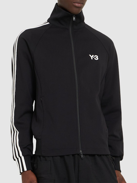 Y-3: M 3S tech track top - Black - men_2 | Luisa Via Roma