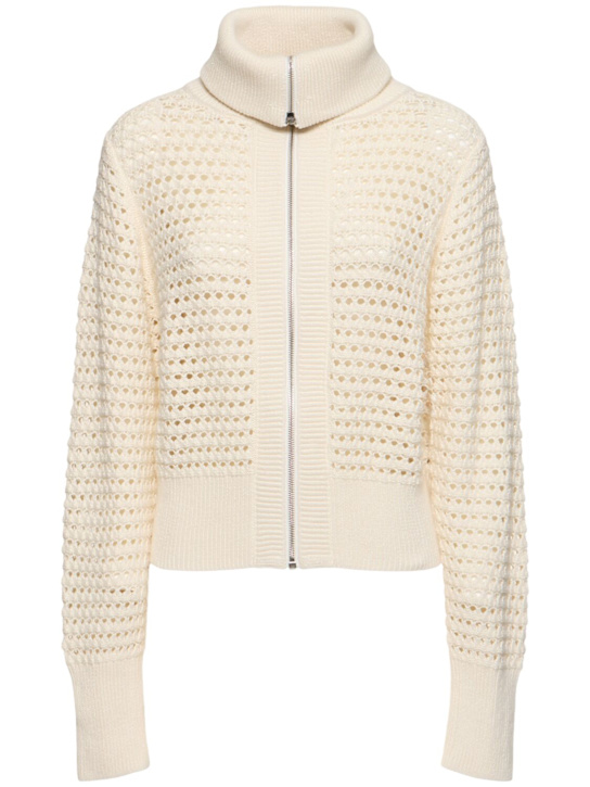 Varley: Eloise full-zip knit top - women_0 | Luisa Via Roma