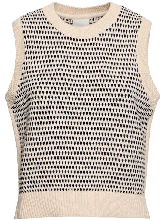Varley: Knowles textured knit vest - women_0 | Luisa Via Roma