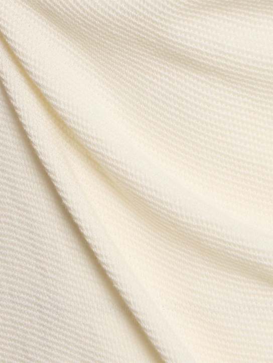 Frescobol Carioca: Rino STR salt & pepper stitch polo - Ivory - men_4 | Luisa Via Roma