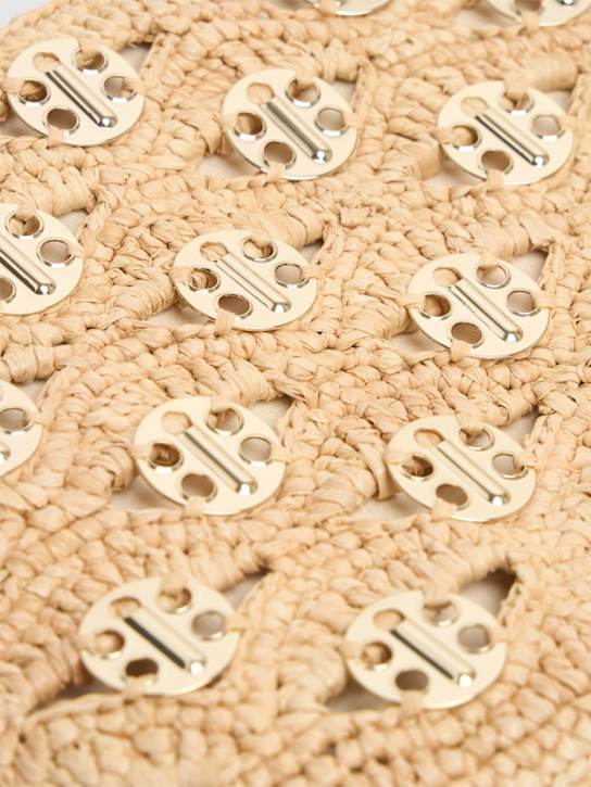 Rabanne: Raffia pouch - women_3 | Luisa Via Roma