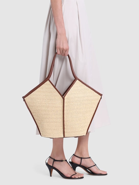Hereu: Calella raffia tote bag - women_1 | Luisa Via Roma