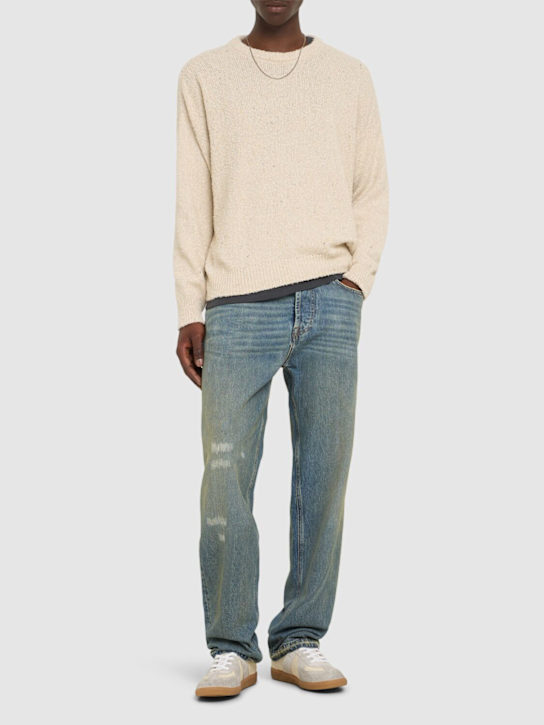 Amish: Jeremiah straight denim jeans - Denim - men_1 | Luisa Via Roma